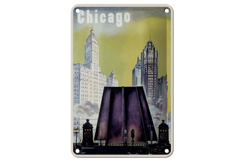 Blechschild reise 12x18 - reise, cm