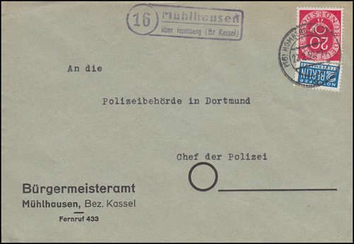 Landpost stempel mühlhausen - landpost-stempel,