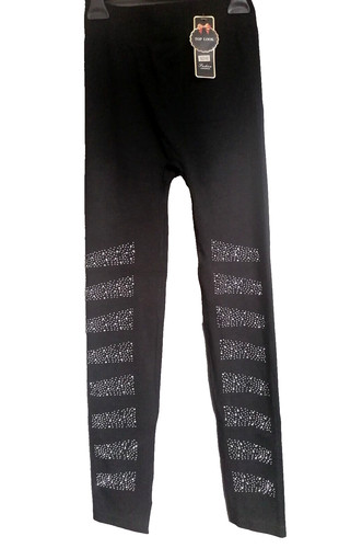 Leggins damen schwarz glitzer - leggins,