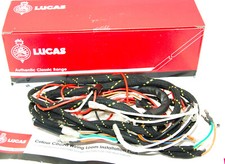 C195 Kabelbaum Wiring Harness braided Triumph 650 500 1968 LUCAS 54953443 19112