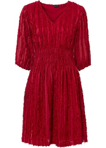 Kleid 48 dunkelrot - kleid,
