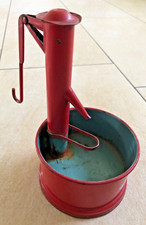 Antiker Blech Brunnen / Schwengel Pumpe um 1950