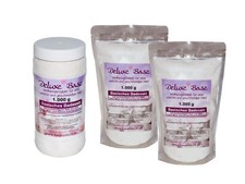 3.000 g Basisches Badesalz Deluxe*Base mit Edelsteinpulve​r für Vollbad & Fußbad