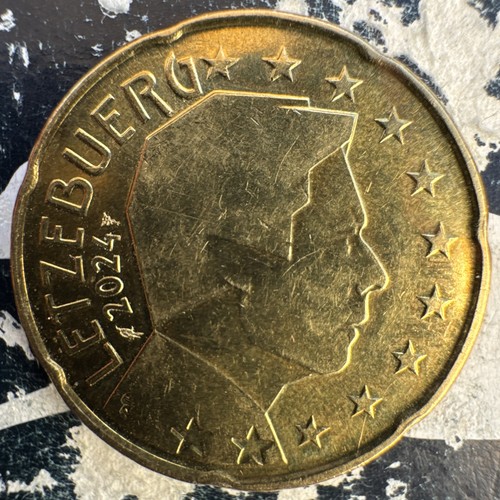 Luxemburg eurocent münze - luxemburg, 20-eurocent-münze
