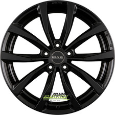 4x Mak Wolf gloss black 7.5x18