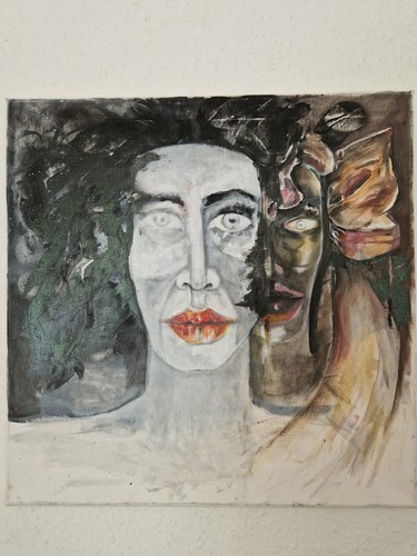 Art brut gemälde auf - brut, leinwand