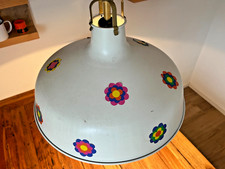 Ikea Küchenlampe weiß mit Pril-Blumen -gebraucht-