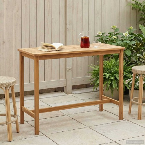 Bartisch natur massivholz teak - bartisch,