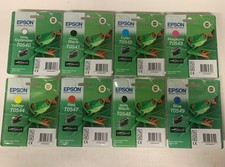 8 x Original Epson T0540-T0544