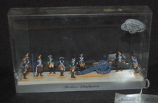 Packung Berliner Zinnfiguren Preußische Artillerie 1756-1763 10 x Zinnfigur 35mm