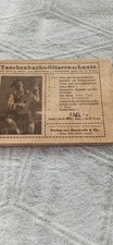 Taschenbuch für Gitarre oder Laute