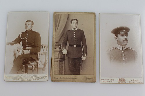 Militär portrait foto cdv - portrait,