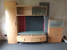 wohnwand modern holz