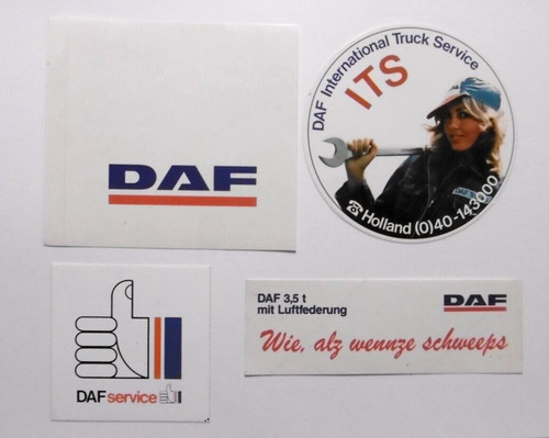 Stück werbe aufkleber daf - 4, werbe-aufkleber