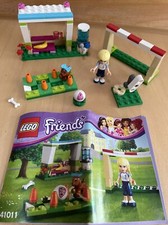 LEGO 41011 Friends Fußballtraining mit Stephanie Ball-Schieß-Anlage Hund Tor +BA