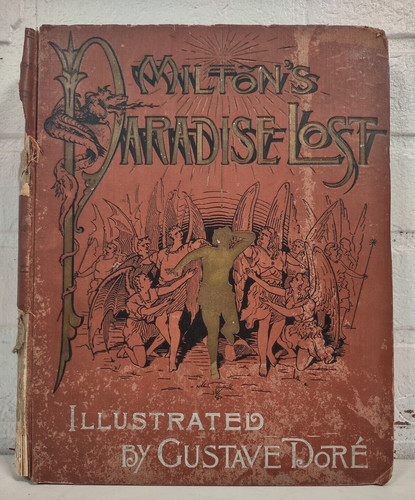 Antique book paradise lost - antique,