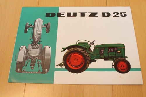 Prospekt brochure 1961 deutz - prospekt,