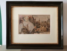 Stuttgart ansicht Radierung