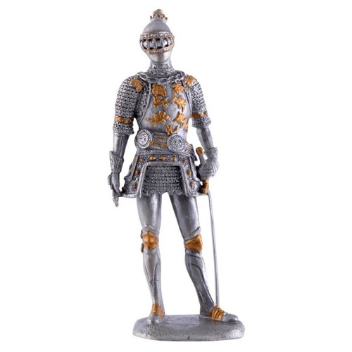 Zinnfigur ritter stehend - zinnfigur, mit