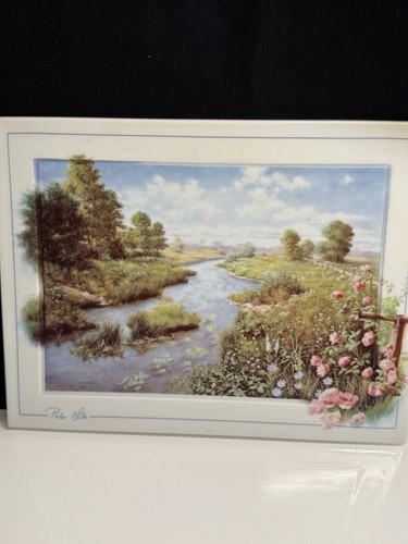 Porzellan bild sommerblüte - porzellan,