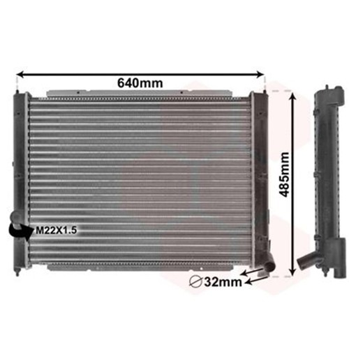 Van wezel wasserkühler für - van,
