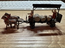 H0 1:87 Pferdekutsche mit Ladegut guter Zustand