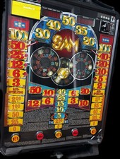 Merkur SAM Geldspielautomat