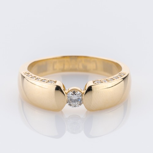 Ring aus 585er - , gelbgold