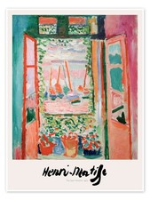 Poster The Open Window, 1905 - Henri Matisse