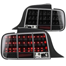 Für FORD MUSTANG 2005 - 2009  LED Rückleuchten schwarz 05 09 seq. Blinker