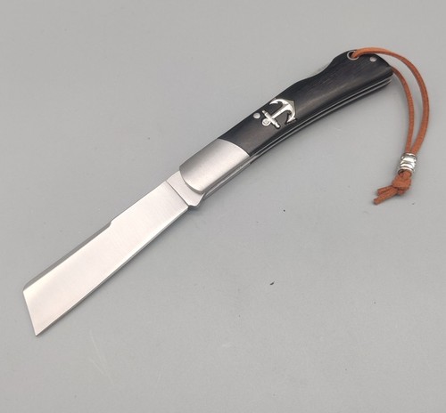 Albainox messer black - black, anchor