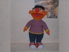 XXL Ernie Stoffpuppe 125cm - Igel 1997 Sesamstraße Muppets Jim Henson CTW