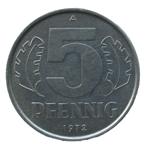 Ddr pfennig 1972 a - pfennig,