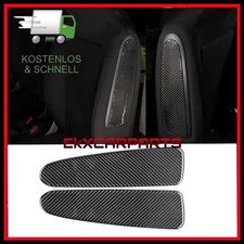 2x Echt Carbon Faser Aufkleber