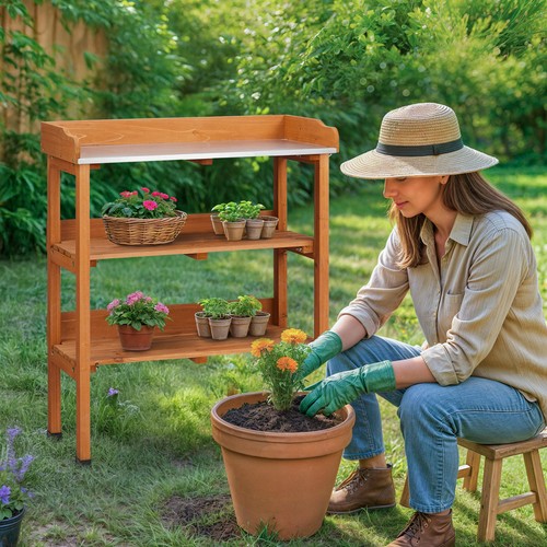 Gartentisch pflanztisch - gartentisch,