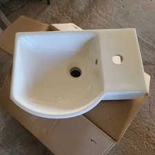 Waschbecken Keramik Weiß