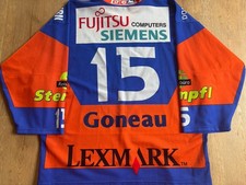 ORIGINAL GAMEWORN TRIKOT 01/02 - ERC INGOLSTADT - Goneau #15