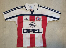 FC BAYERN MÜNCHEN Trikot rot-weiß OPEL, adidas kurzarm Gr. M = KINDER FLOCK TOP