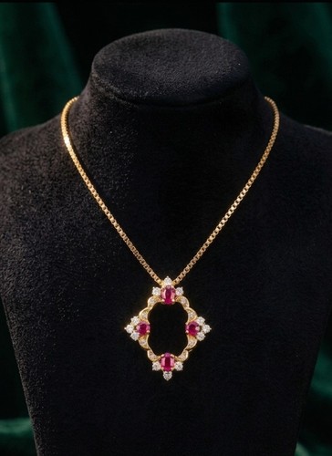 Damen halskette 18k - halskette, gold