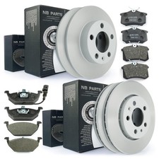 Bremsscheiben Bremsbeläge vorne hinten für Audi A3 8L A2 VW Golf 4 Polo 9N Bora