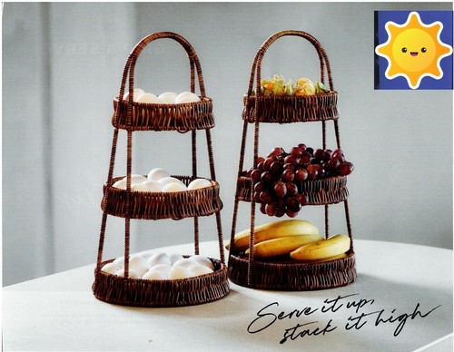 Etagere mit buffetkorb - ,