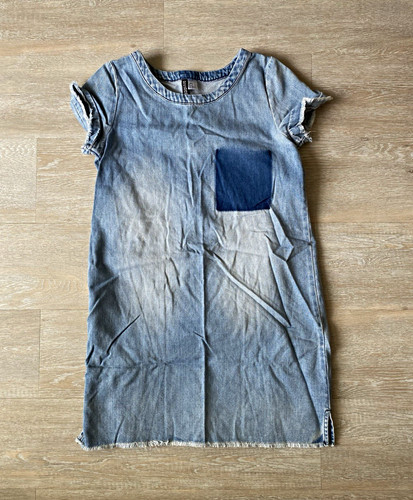 Mädchen denim shirtkleid - mädchen,