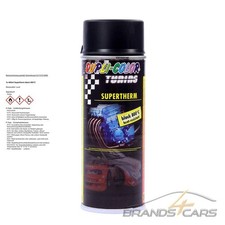 400ml DUPLI COLOR SUPERTHERM BLACK 800°C AUSPUFFLACK MOTORLACK HITZELACK