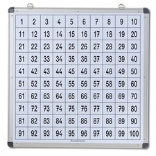 F-1240 | Montessori Magnetisches Hunderterbrett | Zahlenbrett mit Magneten | Mat