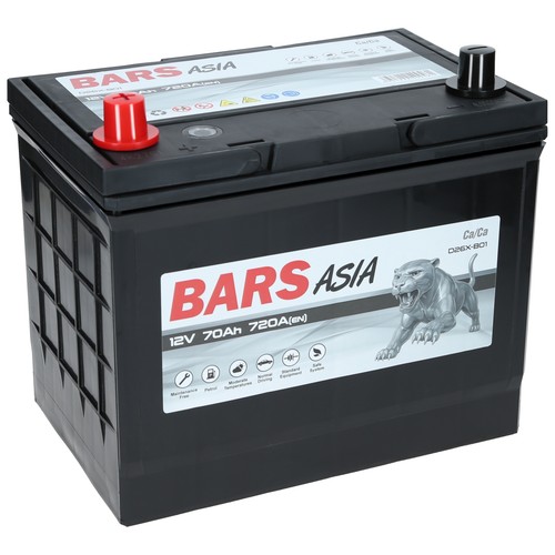 Autobatterie bars12v 70ah - autobatterie,