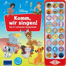 Disney - Komm, wir singen! Die 27 schönsten Kinderlieder - 27-Button-Soundbuch -
