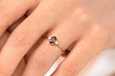 925 Sterlingsilber roter