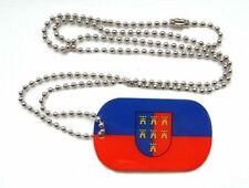 Dog Tag Siebenbürgen Sachsen Erkennungsmarke 30 x 50 mm Fahne Flagge