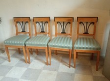 4er Satz Biedermeier Stühle