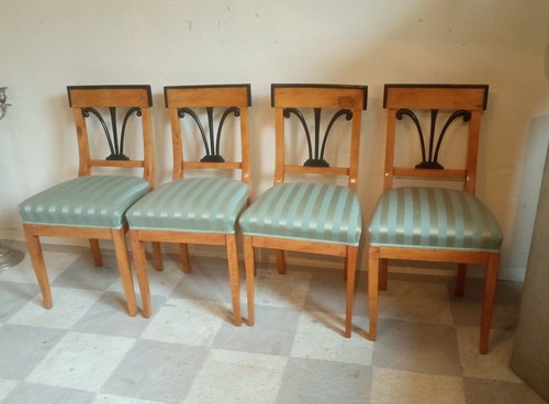 4er satz biedermeier stühle - satz,